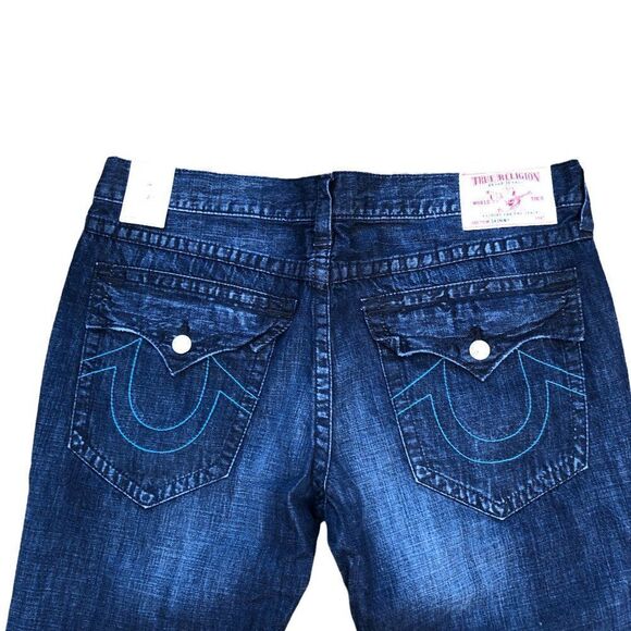 Brand New True Religion Jeans Size 40 SKINNY Blue - Picture 7 of 10
